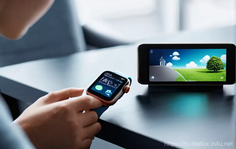 디지털디톡스와 디지털 제품 리뷰 - **Digital Detox and Reconnection:** A vibrant, serene scene showcasing people of various ages enjoyi...